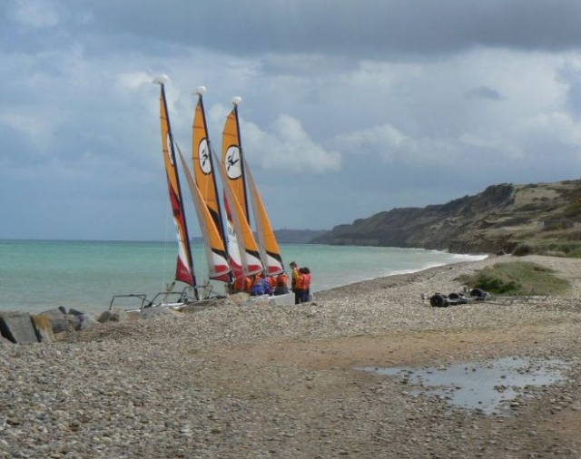  Montar en catamarán en Normandía 